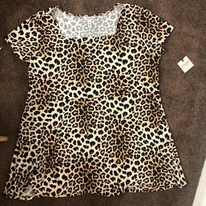 Leopard print dress